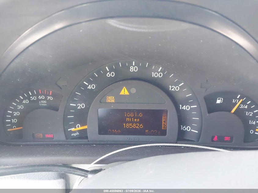 2004 Mercedes-benz C class VIN WDBRF61J14A622184 IAAI salvage auction — NORMAL WEAR, Clear - Dealer Only (California), sold $500 on 2026-07-22 (photo 7)