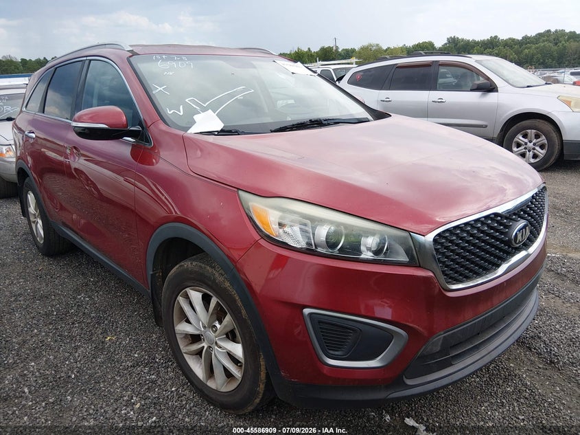 2016 Kia Sorento VIN 5XYPG4A35GG088879 IAAI salvage auction — NORMAL WEAR, Repossession Paperwork (South Carolina), sold $825 on 2026-07-28 (photo 1)