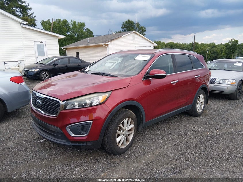 2016 Kia Sorento VIN 5XYPG4A35GG088879 IAAI salvage auction — NORMAL WEAR, Repossession Paperwork (South Carolina), sold $825 on 2026-07-28 (photo 2)