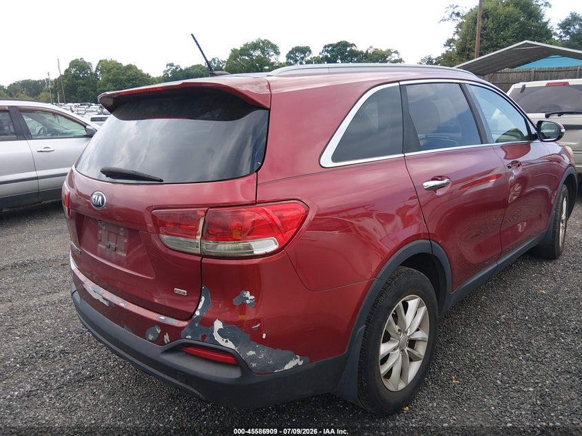 2016 Kia Sorento VIN 5XYPG4A35GG088879 IAAI salvage auction — NORMAL WEAR, Repossession Paperwork (South Carolina), sold $825 on 2026-07-28 (photo 4)