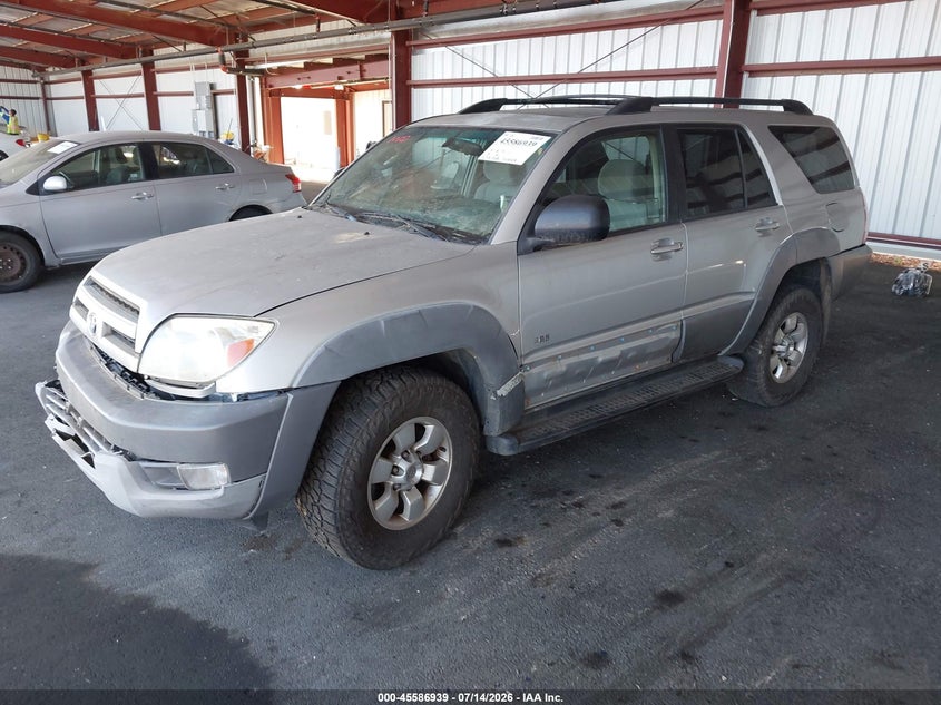 2003 Toyota 4runner VIN JTEZU14R338002109 IAAI salvage auction — NORMAL WEAR, Clear, sold $950 on 2026-07-28 (photo 2)