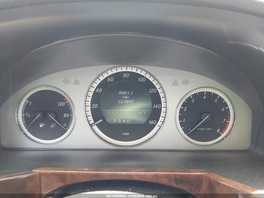 2012 Mercedes-benz Glk-class VIN WDCGG5GBXCF764013 IAAI salvage auction — NORMAL WEAR, Clear (Alabama), sold $300 on 2026-08-11 (photo 7)