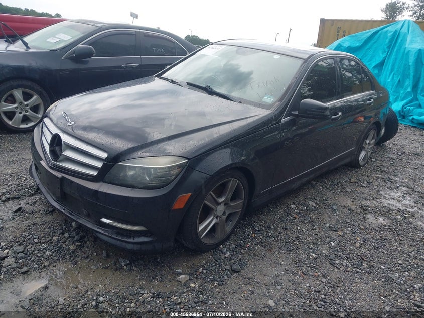 2011 Mercedes-benz C class VIN WDDGF8BB8BR169200 IAAI salvage auction — NORMAL WEAR, Repossession Paperwork (Georgia), sold $400 on 2026-08-11 (photo 2)