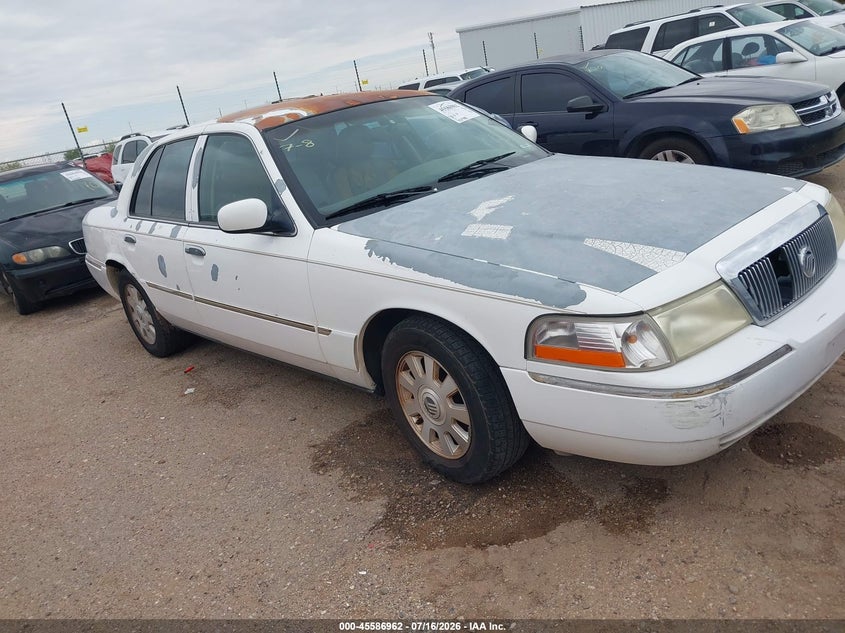 2004 Mercury Grand marquis VIN 2MEFM75W64X620278 IAAI salvage auction — NORMAL WEAR, Clear (Arizona), sold $275 on 2026-07-30 (photo 1)
