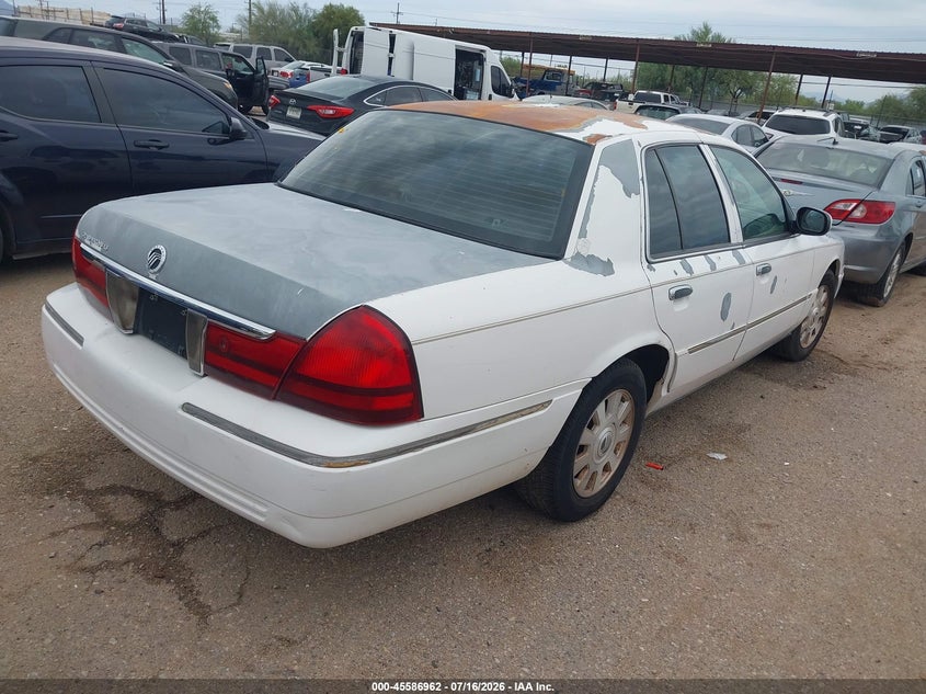 2004 Mercury Grand marquis VIN 2MEFM75W64X620278 IAAI salvage auction — NORMAL WEAR, Clear (Arizona), sold $275 on 2026-07-30 (photo 4)