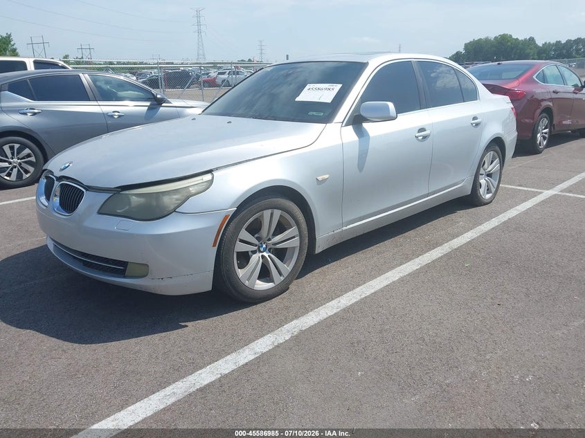 2009 BMW 5 series VIN WBANU53559C122733 IAAI salvage auction — NORMAL WEAR, Clear (Tennessee), sold $225 on 2026-08-04 (photo 2)