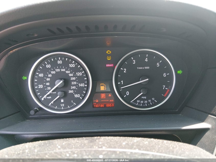 2009 BMW 5 series VIN WBANU53559C122733 IAAI salvage auction — NORMAL WEAR, Clear (Tennessee), sold $225 on 2026-08-04 (photo 7)