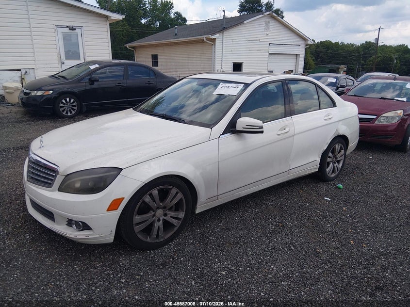 2010 Mercedes-benz C class VIN WDDGF5EB3AR102111 IAAI salvage auction — NORMAL WEAR, Repossession Paperwork (South Carolina), sold $525 on 2026-08-04 (photo 2)