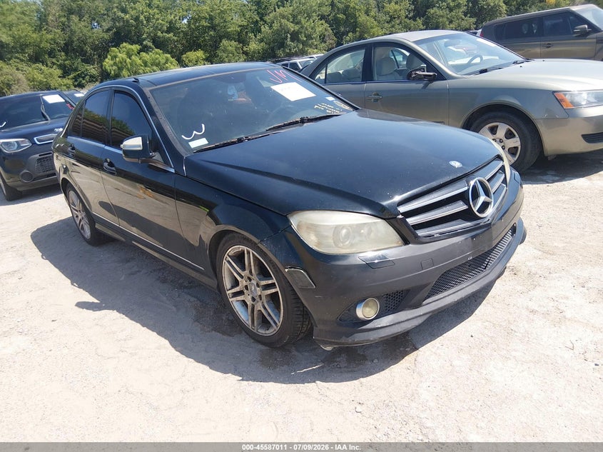 2008 Mercedes-benz C class VIN WDDGF56X38F127385 IAAI salvage auction — NORMAL WEAR, Original (Texas), sold $25 on 2026-08-03 (photo 1)