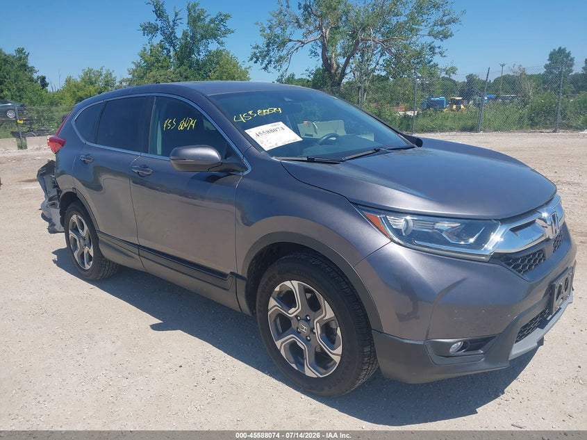 2019 Honda Cr-v VIN 7FARW2H55KE014907 IAAI salvage auction — REAR END, Salvage Title, sold $25 on 2026-07-31 (photo 1)
