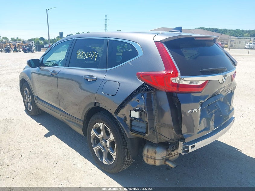 2019 Honda Cr-v VIN 7FARW2H55KE014907 IAAI salvage auction — REAR END, Salvage Title, sold $25 on 2026-07-31 (photo 3)