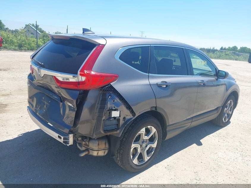2019 Honda Cr-v VIN 7FARW2H55KE014907 IAAI salvage auction — REAR END, Salvage Title, sold $25 on 2026-07-31 (photo 4)