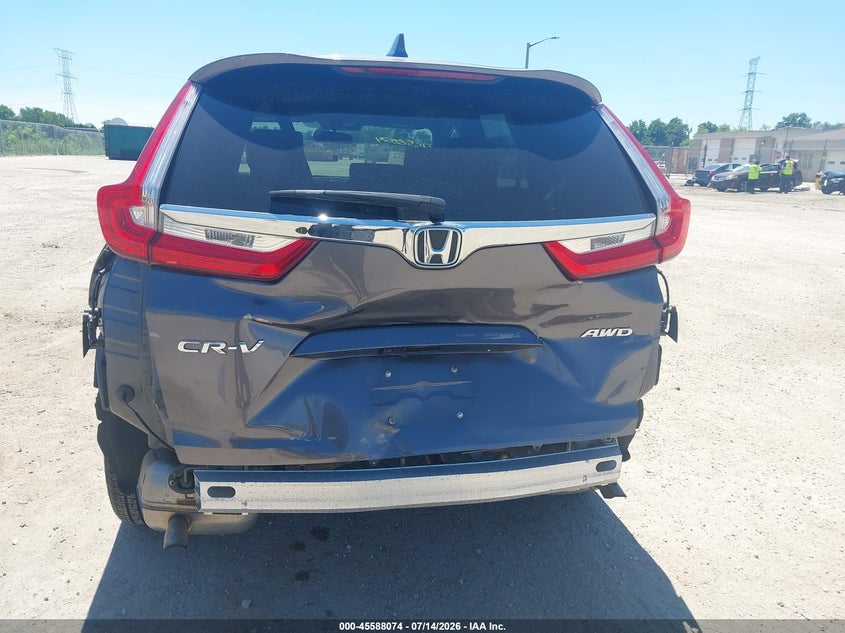 2019 Honda Cr-v VIN 7FARW2H55KE014907 IAAI salvage auction — REAR END, Salvage Title, sold $25 on 2026-07-31 (photo 6)