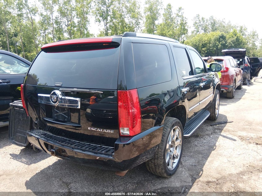 2009 Cadillac Escalade VIN 1GYFK23239R265284 IAAI salvage auction — LEFT REAR, Salvage (Ohio), sold $25 on 2026-07-31 (photo 4)