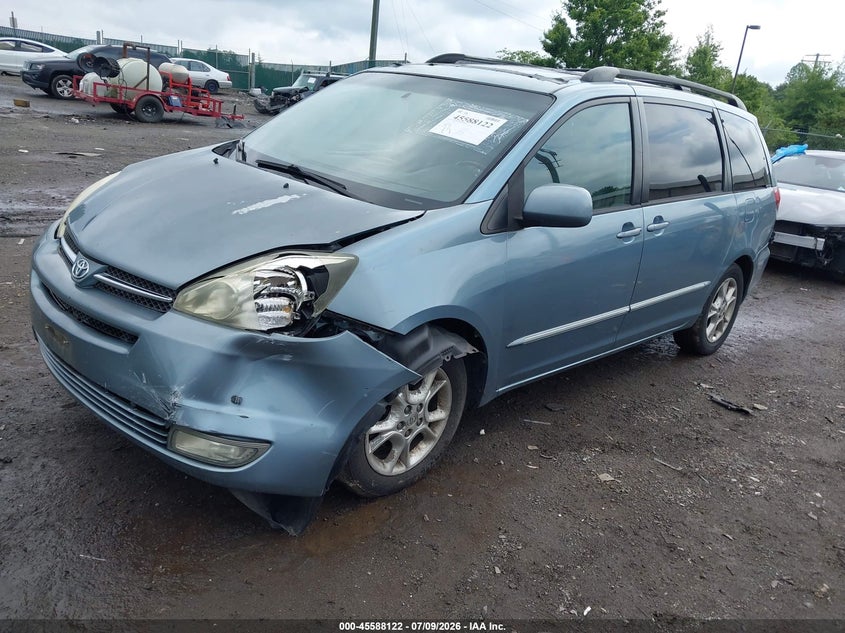 2005 Toyota Sienna VIN 5TDZA22C45S387213 IAAI salvage auction — FRONT END, Salvage - Greater Than 75% (Maryland), sold $1,150 on 2026-08-02 (photo 2)