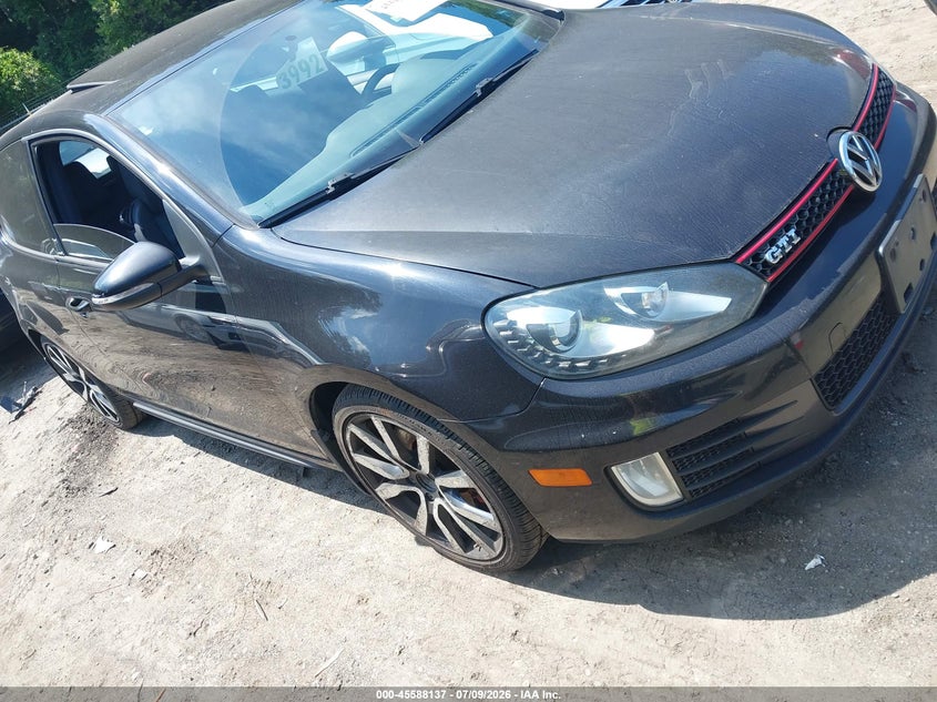 2012 Volkswagen Gti VIN WVWFV7AJ5CW340936 IAAI salvage auction — LEFT FRONT, Non-Repairable (Texas), sold $25 on 2026-07-28 (photo 1)