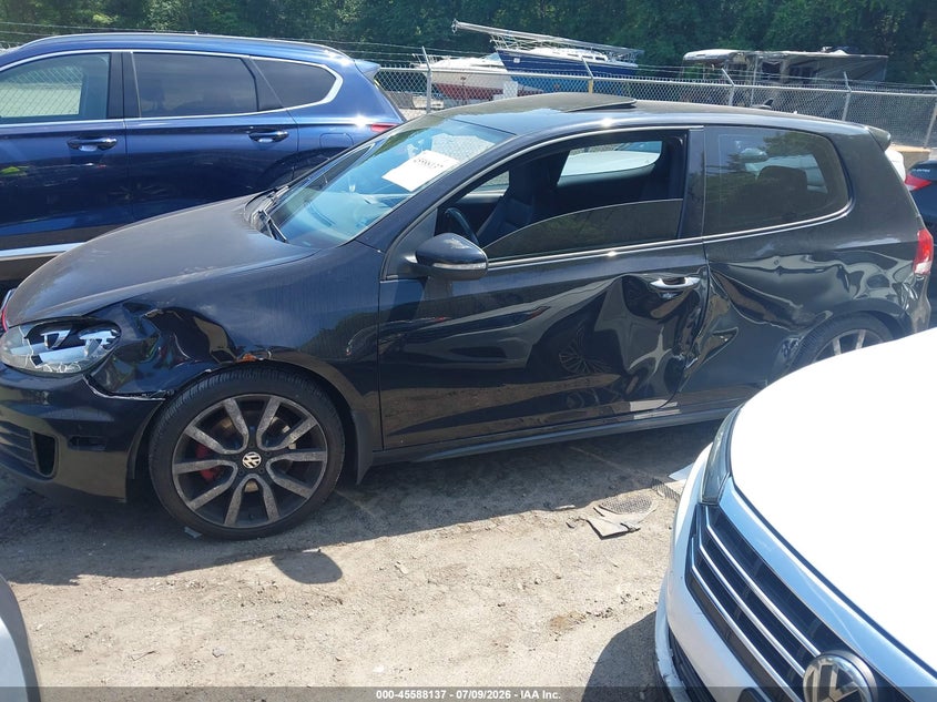 2012 Volkswagen Gti VIN WVWFV7AJ5CW340936 IAAI salvage auction — LEFT FRONT, Non-Repairable (Texas), sold $25 on 2026-07-28 (photo 2)