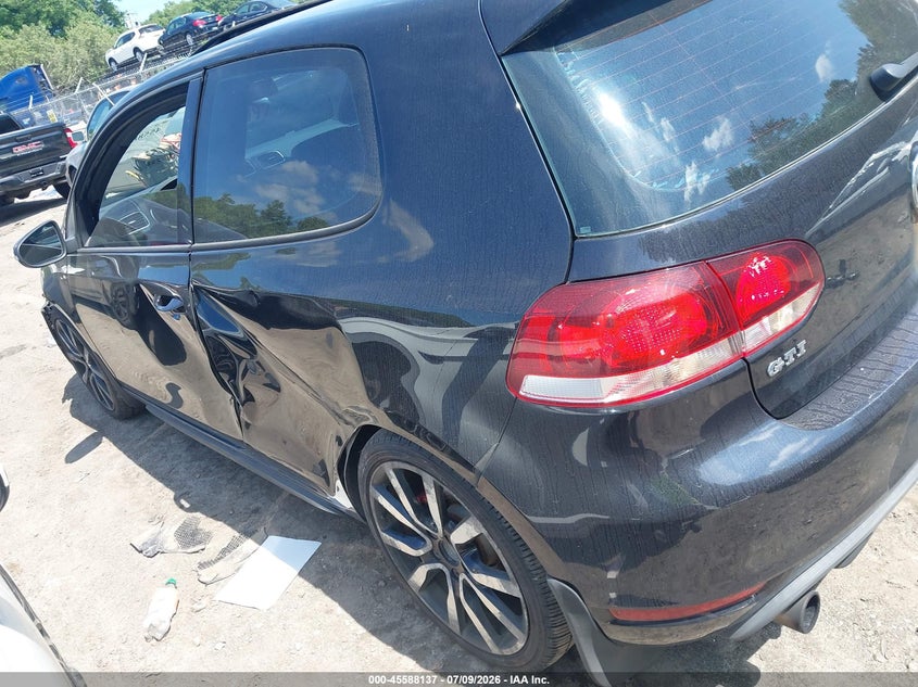 2012 Volkswagen Gti VIN WVWFV7AJ5CW340936 IAAI salvage auction — LEFT FRONT, Non-Repairable (Texas), sold $25 on 2026-07-28 (photo 3)