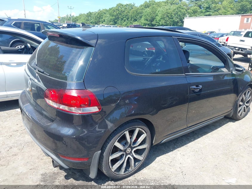 2012 Volkswagen Gti VIN WVWFV7AJ5CW340936 IAAI salvage auction — LEFT FRONT, Non-Repairable (Texas), sold $25 on 2026-07-28 (photo 4)