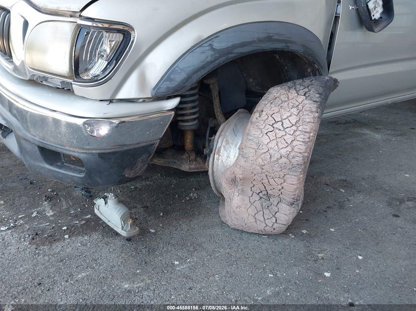 2002 Toyota Tacoma VIN 5TEHN72N72Z131158 IAAI salvage auction — LEFT FRONT, Clear (New York), sold $2,875 on 2026-07-16 (photo 6)