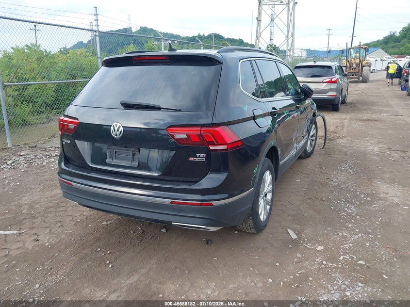 2018 Volkswagen Tiguan VIN 3VV2B7AX8JM024098 IAAI salvage auction — LEFT FRONT, Salvage (Pennsylvania), sold $3,850 on 2026-08-01 (photo 4)