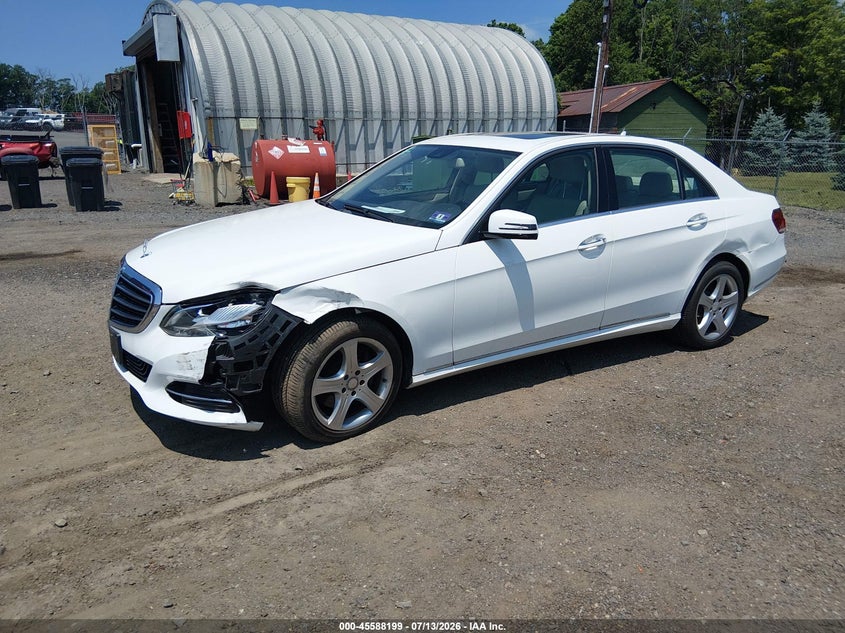 2014 Mercedes-benz E-klasse VIN WDDHF8JB4EA799904 IAAI salvage auction — LEFT FRONT, Salvage (New Jersey), sold $2,550 on 2026-08-01 (photo 2)