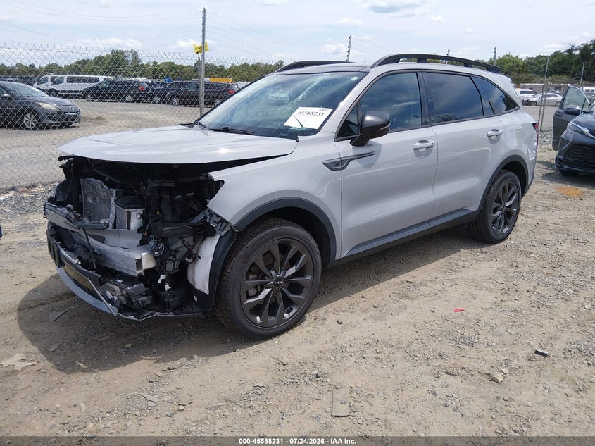 2022 Kia Sorento VIN 5XYRHDLF6NG117803 IAAI salvage auction — FRONT END, Salvage (Virginia), sold $8,400 on 2026-07-31 (photo 2)