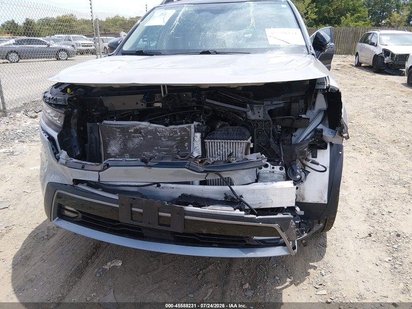 2022 Kia Sorento VIN 5XYRHDLF6NG117803 IAAI salvage auction — FRONT END, Salvage (Virginia), sold $8,400 on 2026-07-31 (photo 6)
