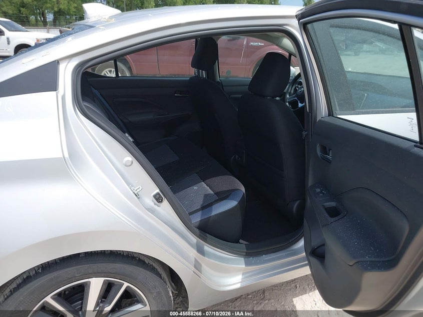 2025 Nissan Versa VIN 3N1CN8EVXSL879551 IAAI salvage auction — HAIL, Salvage Title, sold $8,800 on 2026-08-10 (photo 8)