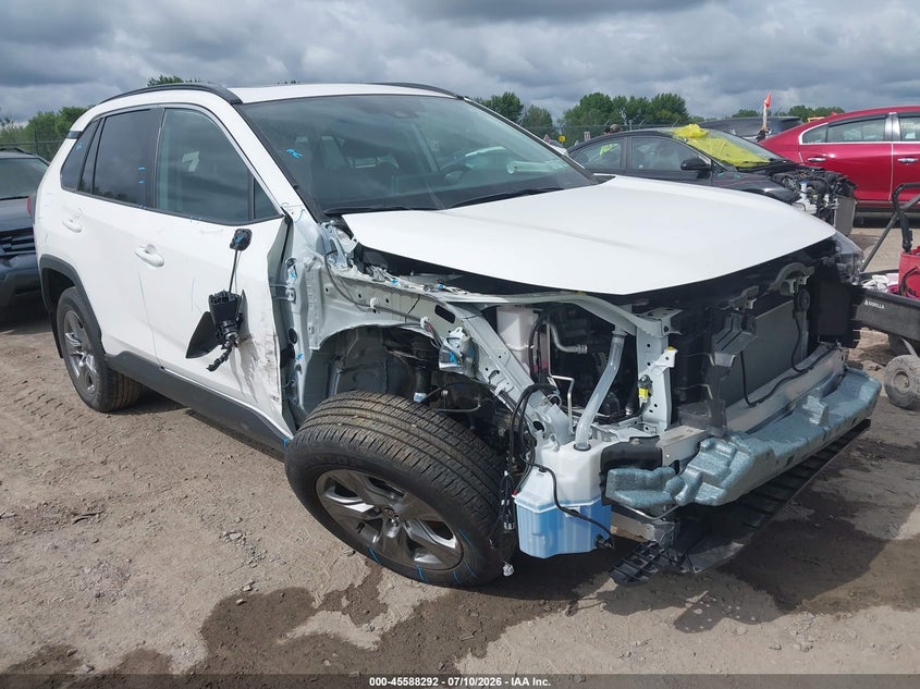 2025 Toyota Rav 4 VIN 2T3P1RFV2SC552747 IAAI salvage auction — FRONT END, Mv-907A (New York), sold $12,200 on 2026-07-29 (photo 1)