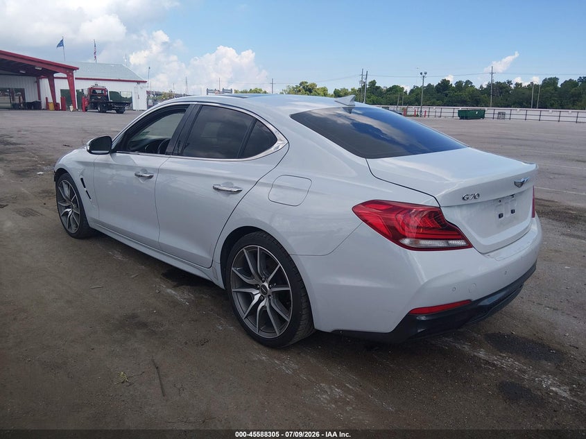 2019 Genesis G70 VIN KMTG44LA7KU025912 IAAI salvage auction — FRONT END, Salvage (Louisiana), sold $25 on 2026-07-29 (photo 3)