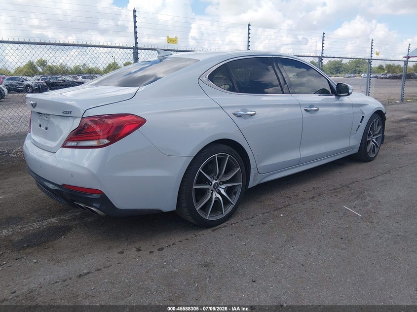2019 Genesis G70 VIN KMTG44LA7KU025912 IAAI salvage auction — FRONT END, Salvage (Louisiana), sold $25 on 2026-07-29 (photo 4)