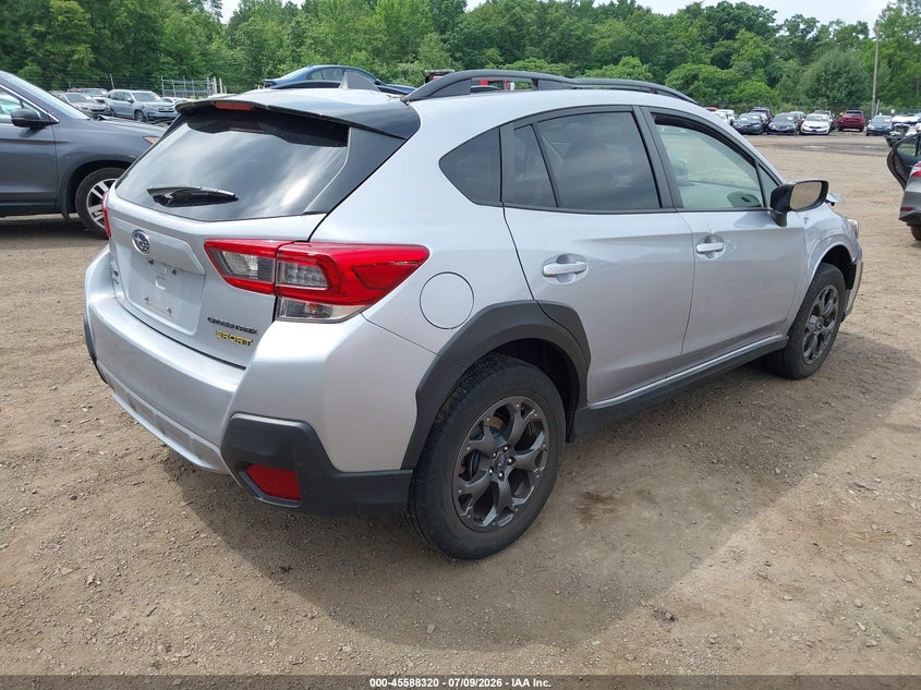 2023 Subaru Xv VIN JF2GTHSC2PH258707 IAAI salvage auction — STORM DAMAGE, Salvage (Idaho), sold $25 on 2026-07-29 (photo 4)