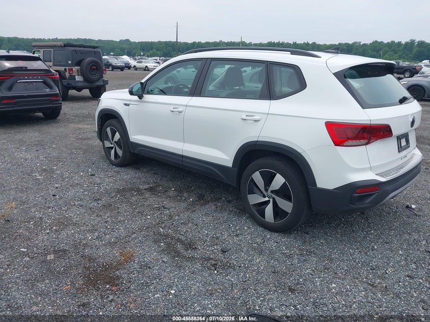2024 Volkswagen Taos VIN 3VV8X7B22RM030053 IAAI salvage auction — REAR END, Wait Title, sold $11,300 on 2026-08-17 (photo 3)