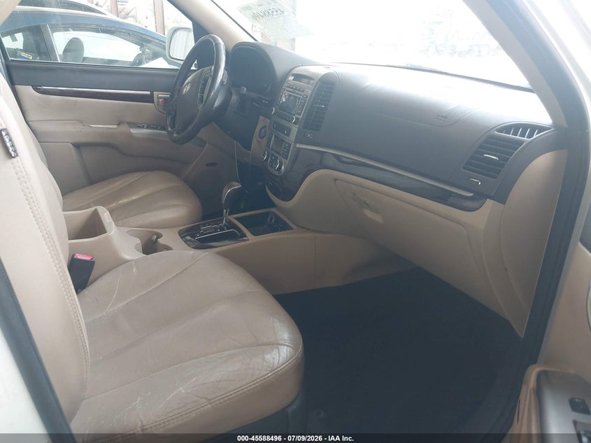 2012 Hyundai Santa fe VIN 5XYZKDAG7CG152764 IAAI salvage auction — FRONT END, Rebuildable (Florida), sold $525 on 2026-07-28 (photo 5)