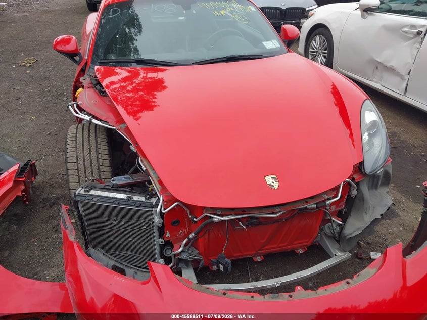 2018 Porsche 718 cayman VIN WP0AA2A82JK260746 IAAI salvage auction — FRONT END, Mv-907A (New York), sold $18,500 on 2026-08-25 (photo 6)