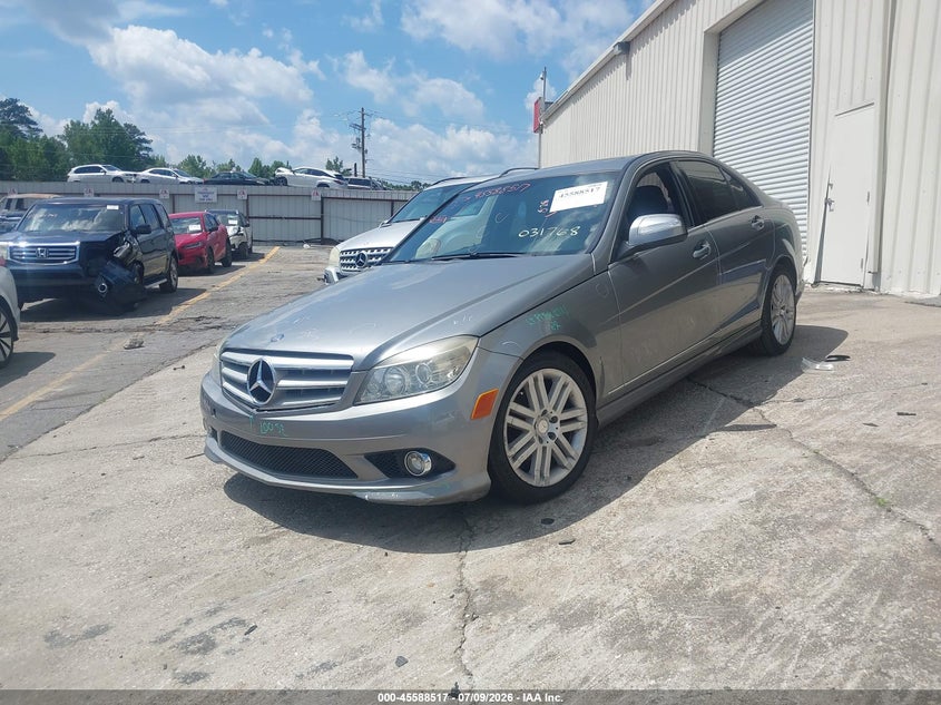 2008 Mercedes-benz C class VIN WDDGF54X88R031768 IAAI salvage auction — RIGHT SIDE, Salvage (Georgia), sold $750 on 2026-08-05 (photo 2)