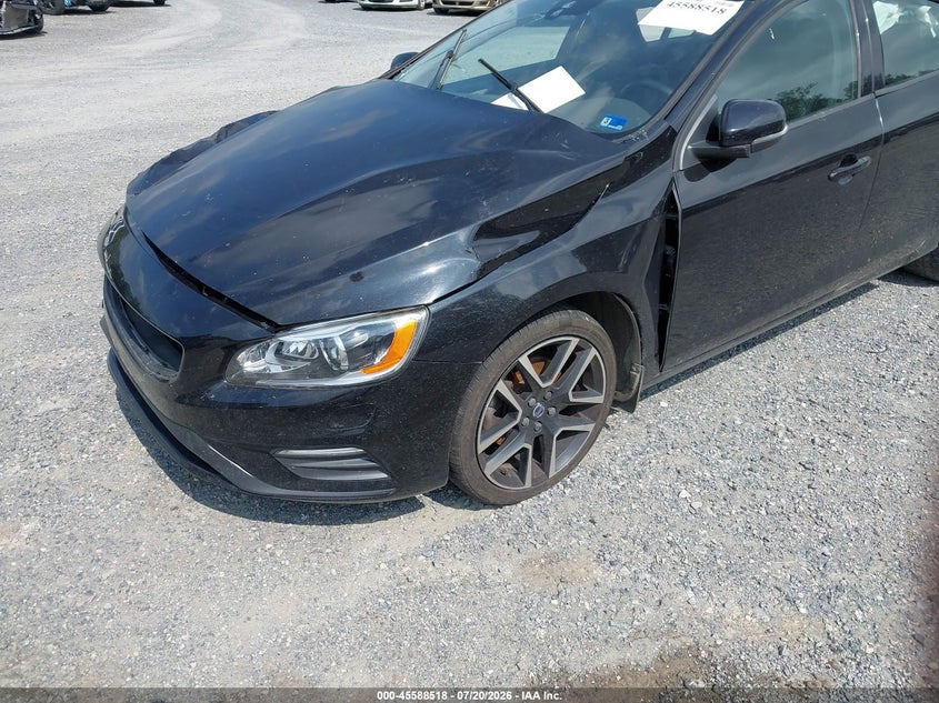 2018 Volvo S60 VIN YV126MFL2J2458767 IAAI salvage auction — FRONT & REAR, Wait Title, sold $450 on 2026-08-18 (photo 6)