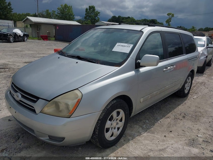 2006 Kia SEDONA VIN KNDMB233766024444 IAAI salvage auction — NORMAL WEAR, Clear-Dealer Only (North Carolina), sold $25 on 2026-07-21 (photo 2)