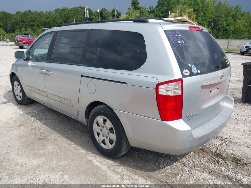 2006 Kia SEDONA VIN KNDMB233766024444 IAAI salvage auction — NORMAL WEAR, Clear-Dealer Only (North Carolina), sold $25 on 2026-07-21 (photo 3)