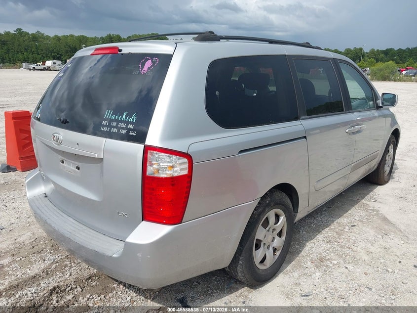 2006 Kia SEDONA VIN KNDMB233766024444 IAAI salvage auction — NORMAL WEAR, Clear-Dealer Only (North Carolina), sold $25 on 2026-07-21 (photo 4)