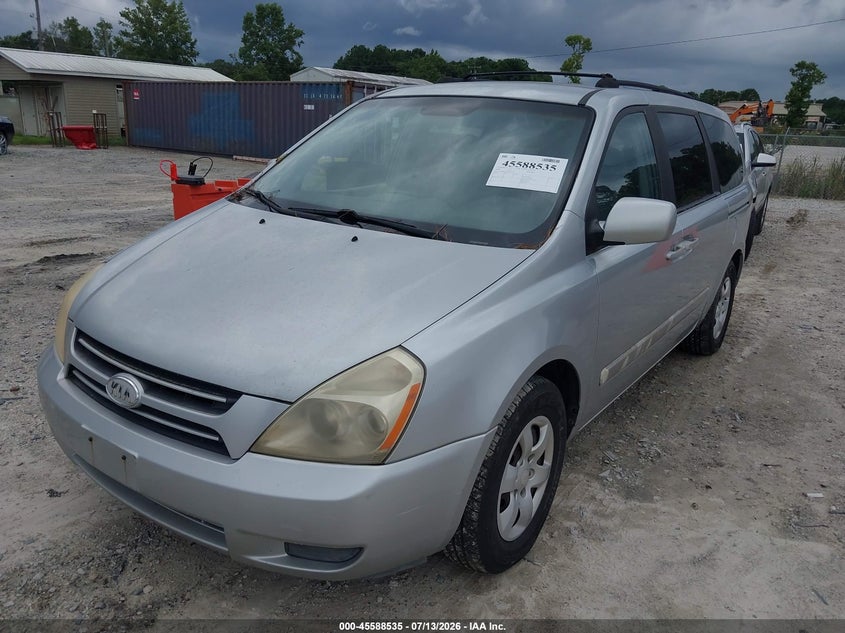 2006 Kia SEDONA VIN KNDMB233766024444 IAAI salvage auction — NORMAL WEAR, Clear-Dealer Only (North Carolina), sold $25 on 2026-07-21 (photo 6)