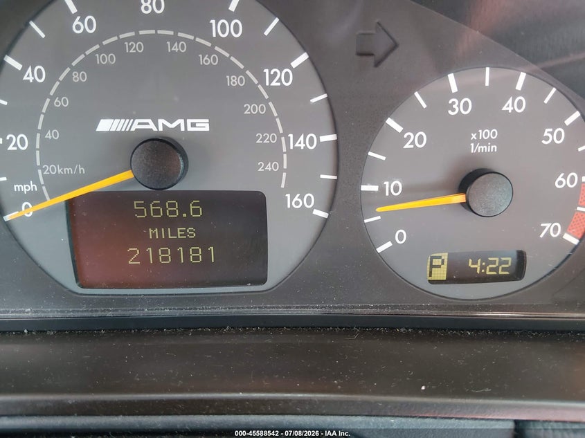 2000 Mercedes-benz E-class VIN WDBJF74J0YB071714 IAAI salvage auction — NORMAL WEAR, Original (Texas), sold $2,500 on 2026-07-22 (photo 6)