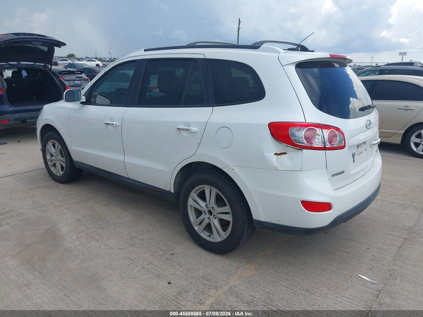2011 Hyundai Santa fe VIN 5XYZK3AB5BG091119 IAAI salvage auction — NORMAL WEAR, Original (Texas), sold $525 on 2026-07-17 (photo 3)