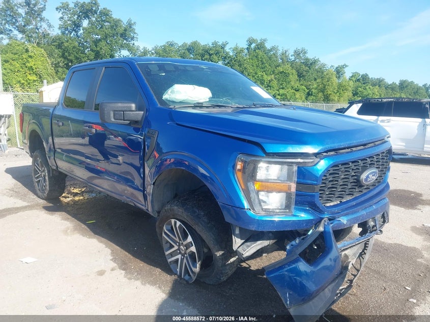 2023 Ford F-150 VIN 1FTFW1E54PKG13109 IAAI salvage auction — FRONT END, Salvage Title, sold $7,800 on 2026-09-04 (photo 1)