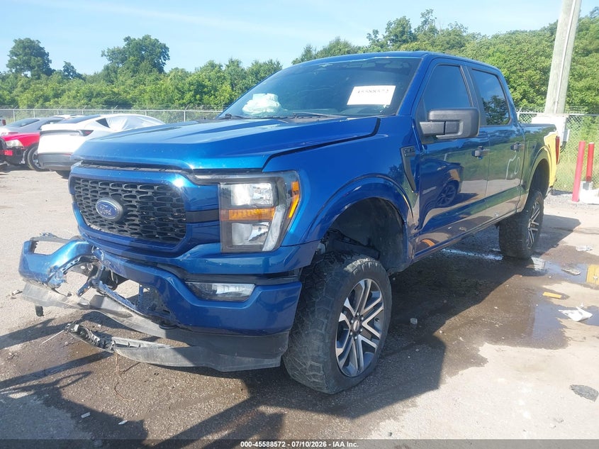 2023 Ford F-150 VIN 1FTFW1E54PKG13109 IAAI salvage auction — FRONT END, Salvage Title, sold $7,800 on 2026-09-04 (photo 2)