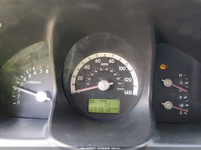 2007 Kia Sportage VIN KNDJF724677304916 IAAI salvage auction — NORMAL WEAR, Clear (Missouri), sold $550 on 2026-07-29 (photo 7)