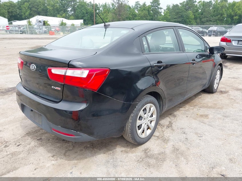 2017 Kia Rio VIN KNADM4A37H6005479 IAAI salvage auction — NORMAL WEAR, Clear (Virginia), sold $325 on 2026-07-24 (photo 4)