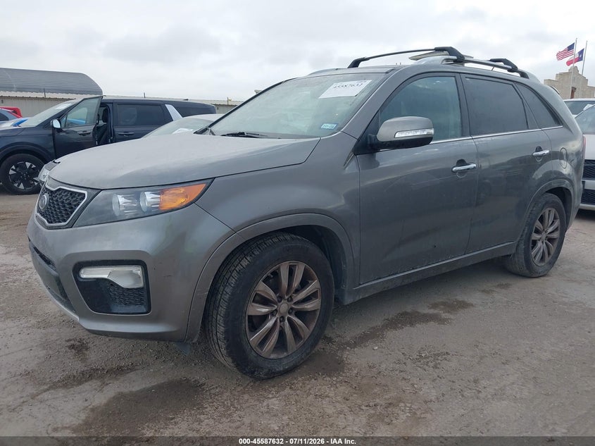 2012 Kia Sorento VIN 5XYKW4A26CG234818 IAAI salvage auction — NORMAL WEAR, Original (Texas), sold $1,400 on 2026-07-29 (photo 2)