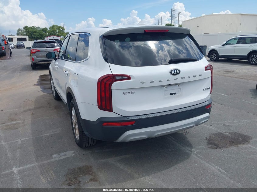 2021 Kia Telluride VIN 5XYP24HC4MG172028 IAAI salvage auction — NORMAL WEAR, Clear (Florida), sold $5,075 on 2026-07-29 (photo 3)